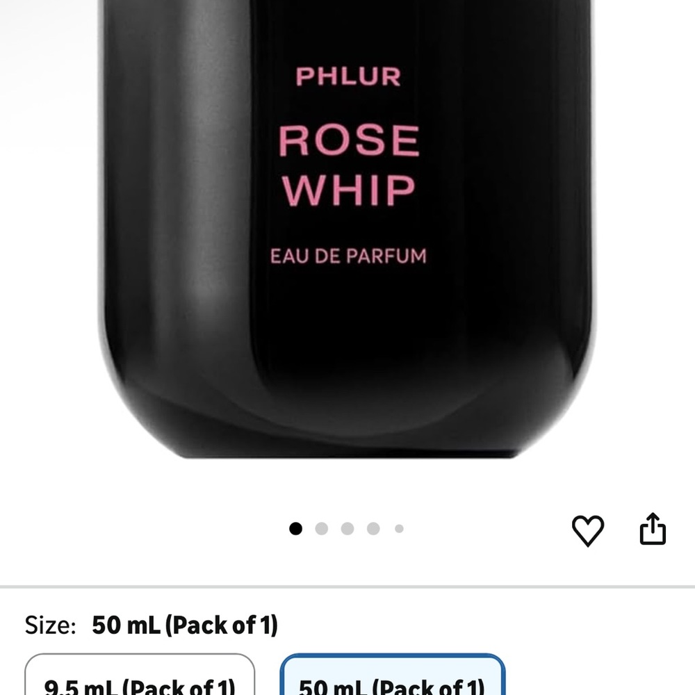 Phlur Rose Whip Eau de Parfum - Black